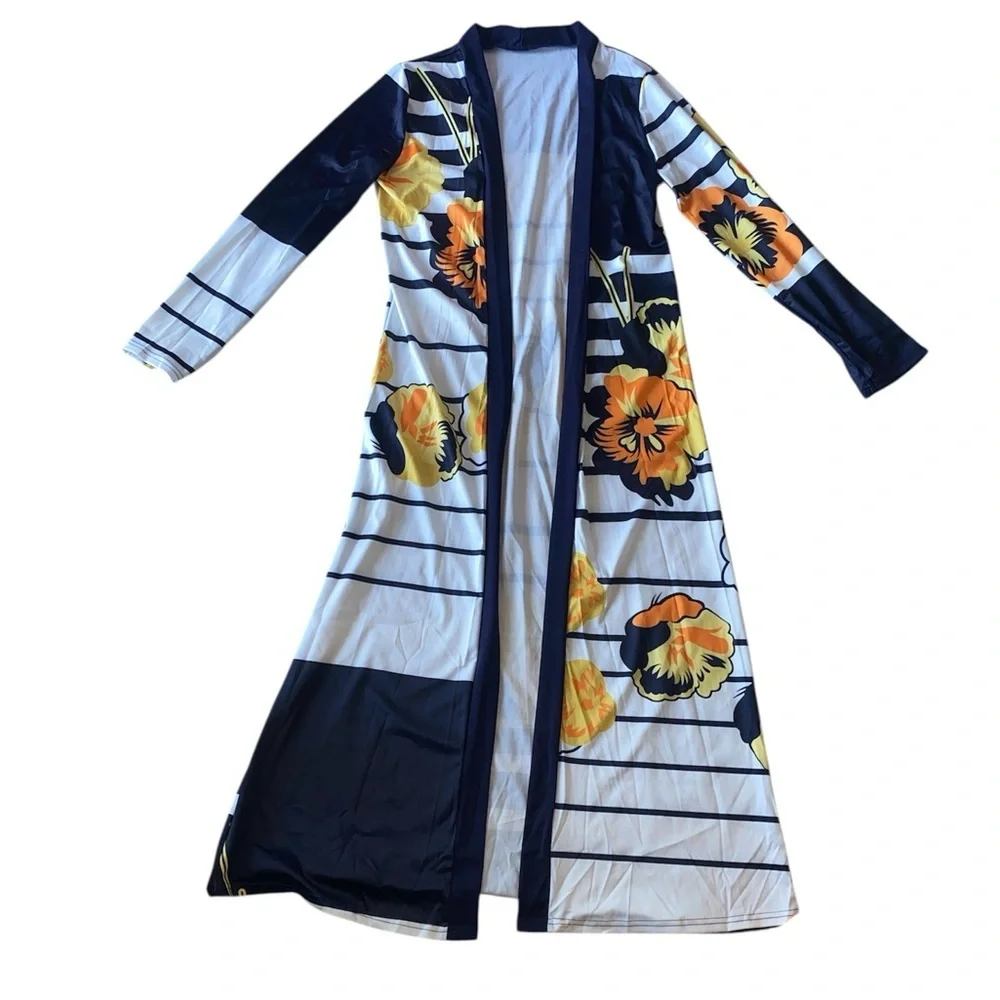 NWOT Floral Print Lounge Set Pants‎ and Matching Robe M O51
